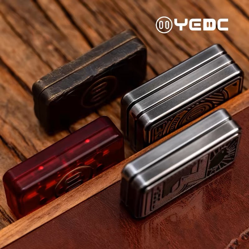 YEDC 3rd Anniversary Limited Hand Haptic Slider | YEDC three layer Anniversary Metal EDC Hand Fidget Toy for Collection &amp; Gift