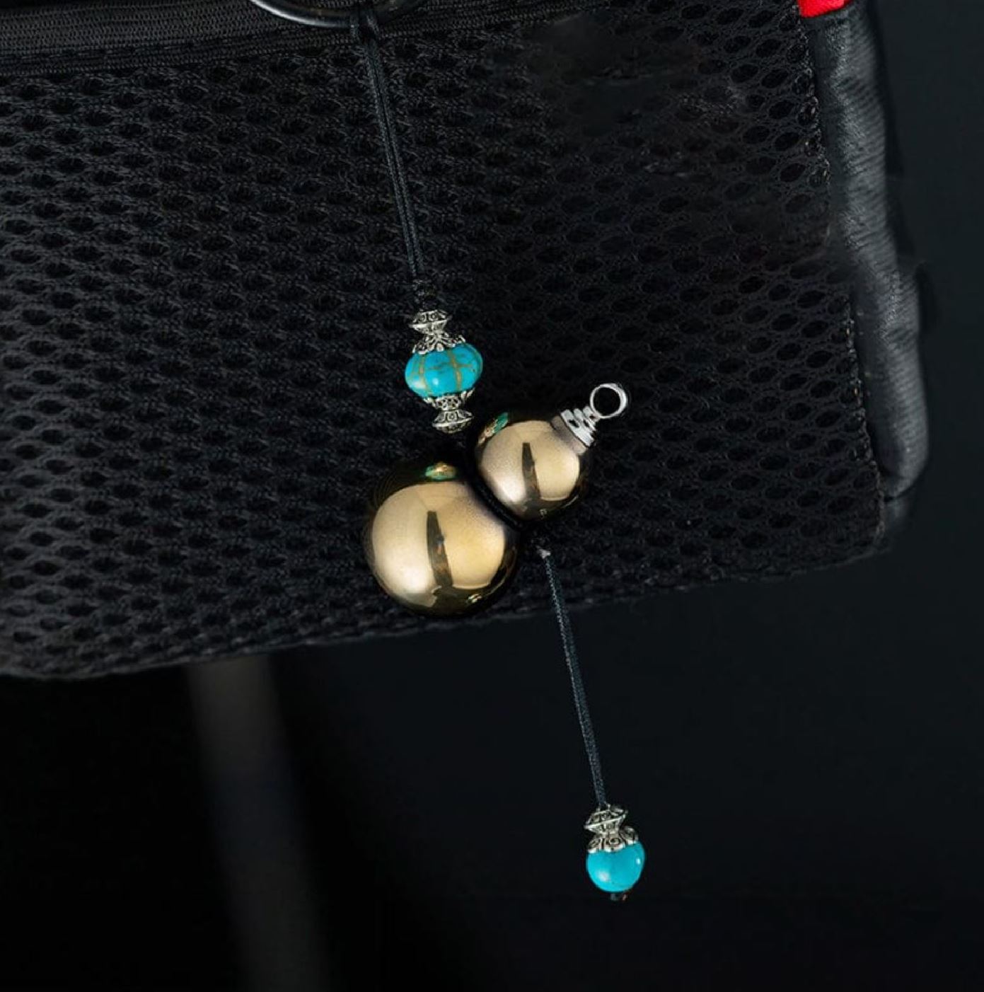 New WANWU Gourd Stainless Steel Pendant Keychain | WANWU EDC Gourd PEI Hand Pendant Decoration Toys for Collection &amp; Gift.