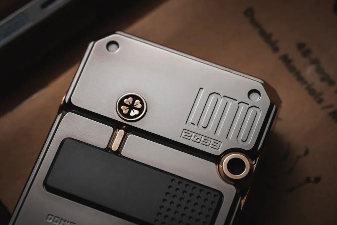 New Lautie 2099 Series Lotto Titanium Lighter Box Gyro Fidget Slider Spinner for Collection & Gift