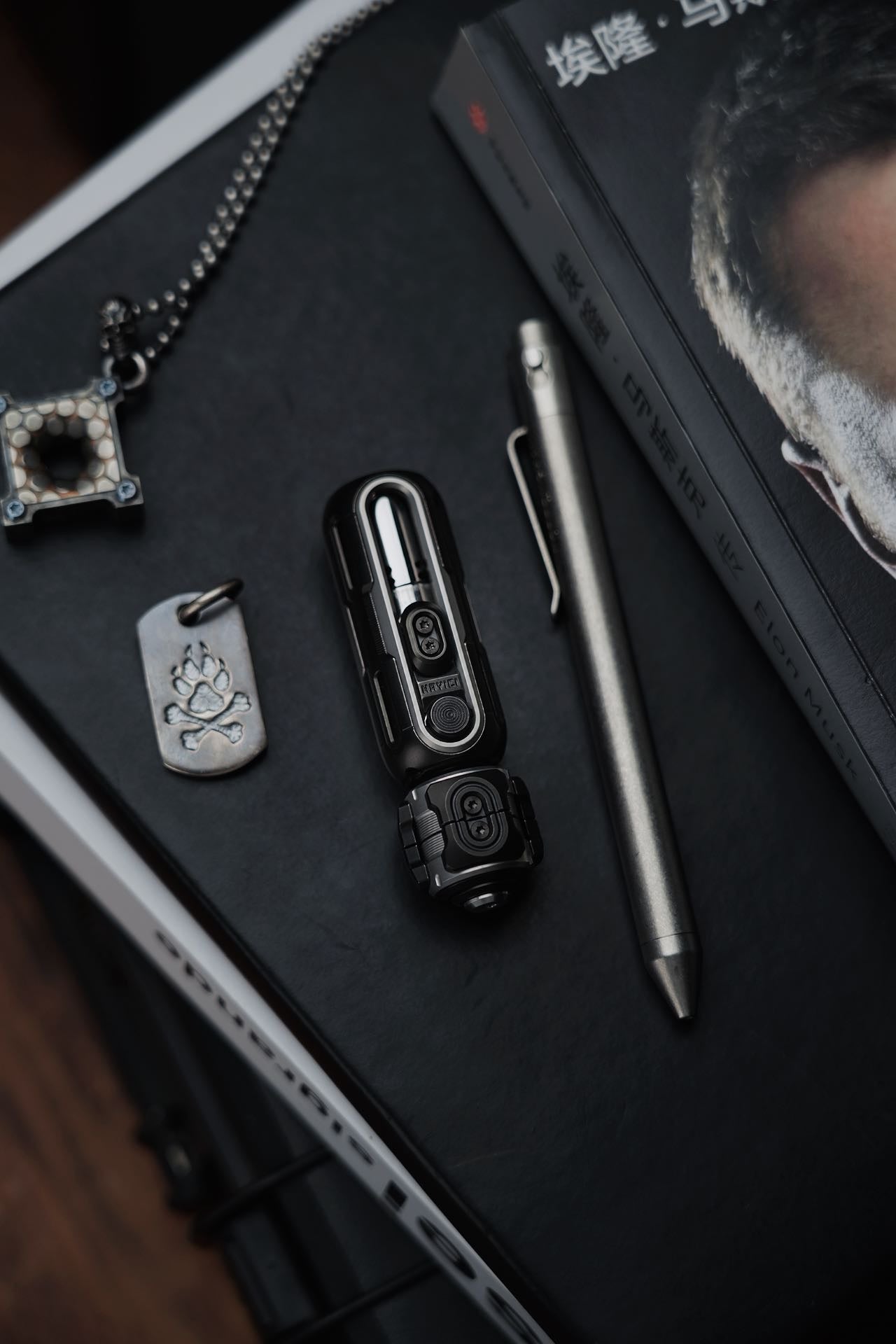 New MUYI NAYICI ARTILLERY Mechanical Ratchet Push Hand Slider | MUYI ARTILLERY Hand Push Slider | MUYI Ratchet Hand Push Fidget Toys for Collection & Gift