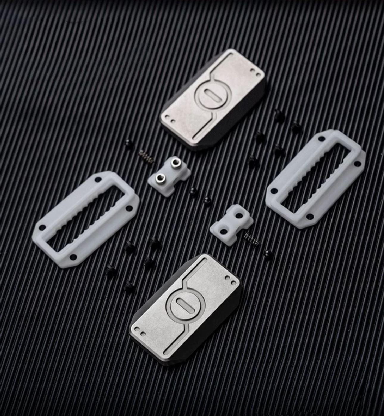 WANWU Stainless Steel Subspace Mechanical Hand Slider | Wanwu Mini G10 Subspace Mechanical EDC Hand Slider | Mini PPB Metal Slider for Collection & Gift