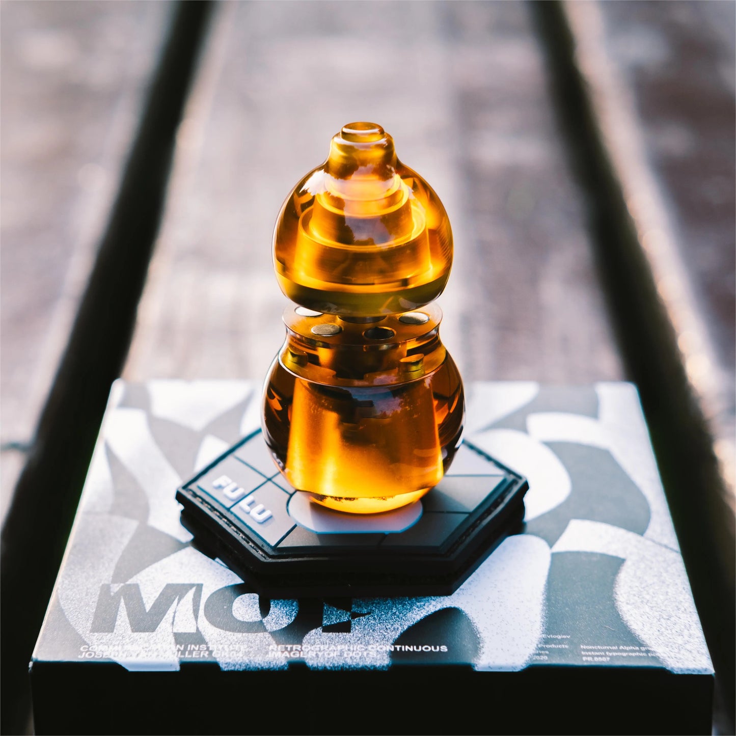 New MOT Gourd PEI Hand Push Slider Gyro Spinner | MOT EDC Gourd PEI Hand Push Slider | New Hand Gyro Fidget Toys for Collection & Gift