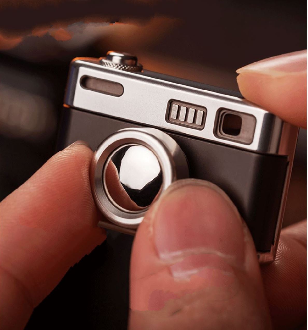 Pre Owned - WANWU EDC Camera M Zirconium+Zircuti Mini Push Slider for Collection and Gift