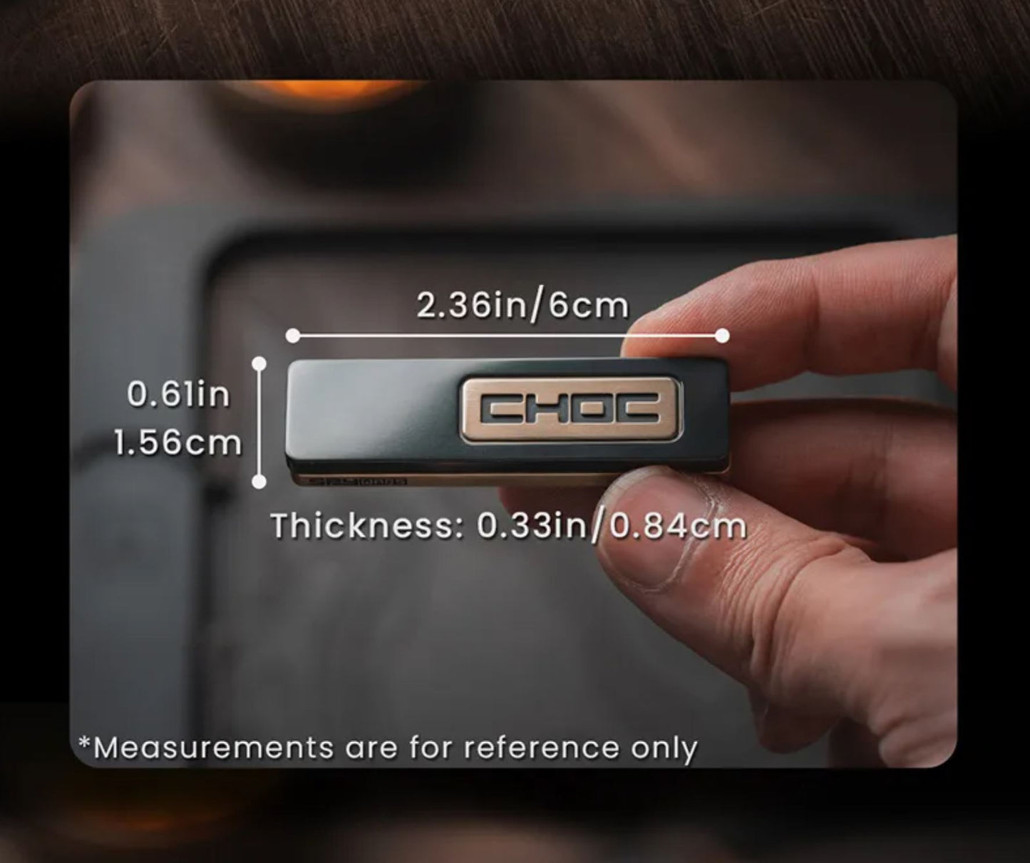 Lautie Choc Zirconium - Stainless Steel Mechanical Slider | Lautie Choc Hand Haptic Slider EDC for Collection & Gift