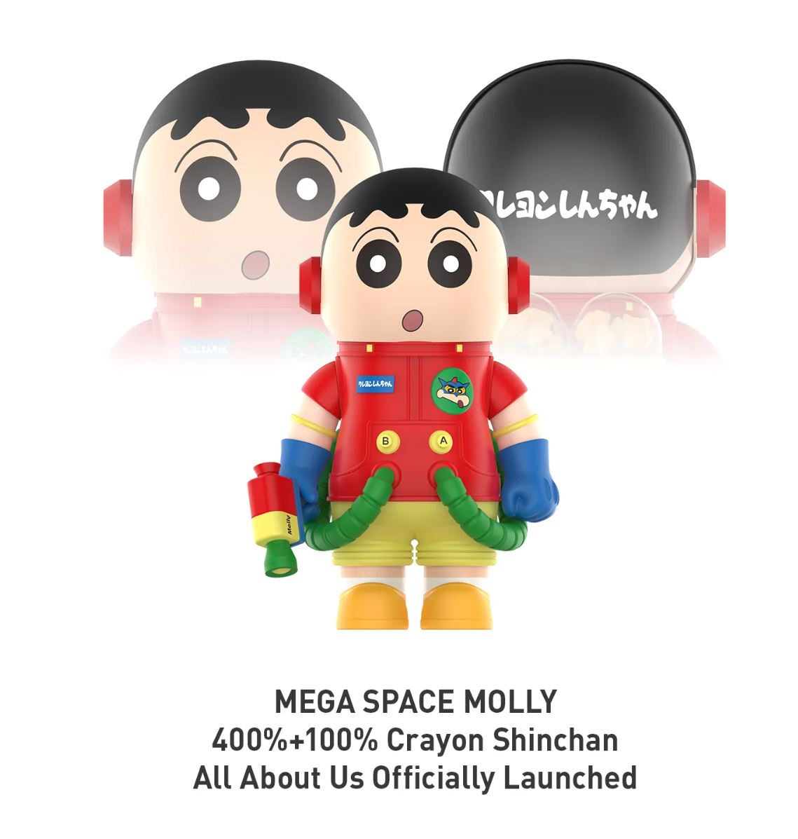 POP MART - MEGA SAPCE MOLLY 400% - Crayon Shinchan - 100% Authentic from POP MART