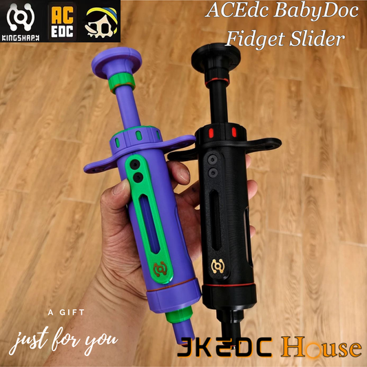 ACEdc Giant BabyDoc Hand Fidget Haptic EDC Slider for Gift & Collection