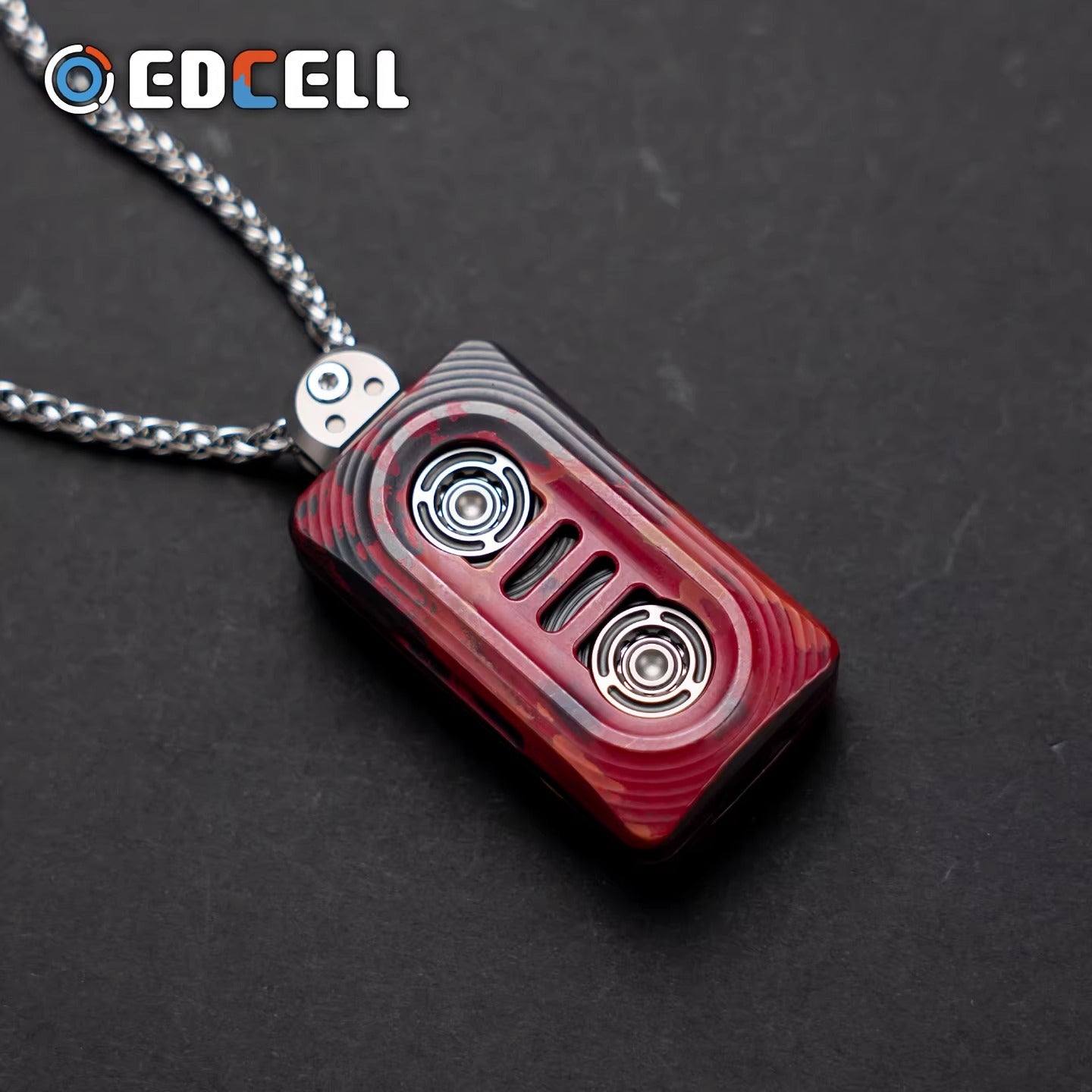 New EDCELL "TAPE DRIVE" PEI_PC_Copper Hand Push Fidget Slider for Collection & Gift