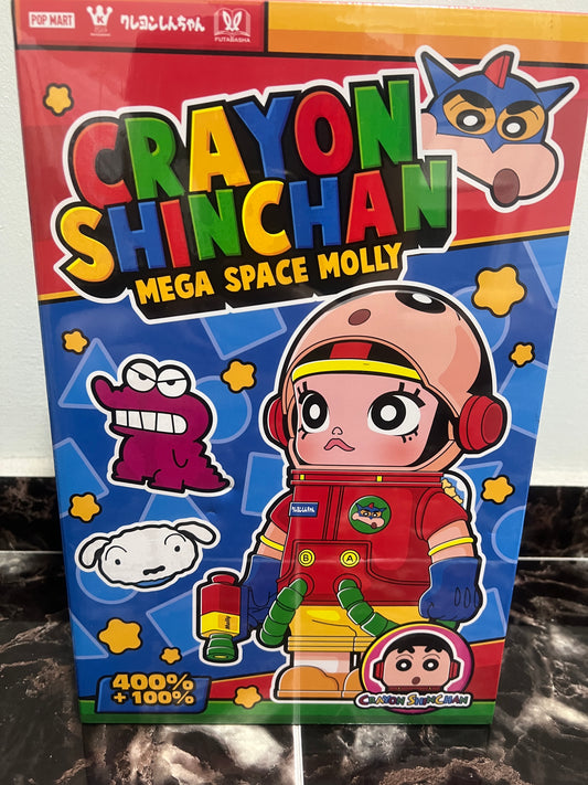 POP MART - MEGA SAPCE MOLLY 400% - Crayon Shinchan - 100% Authentic from POP MART