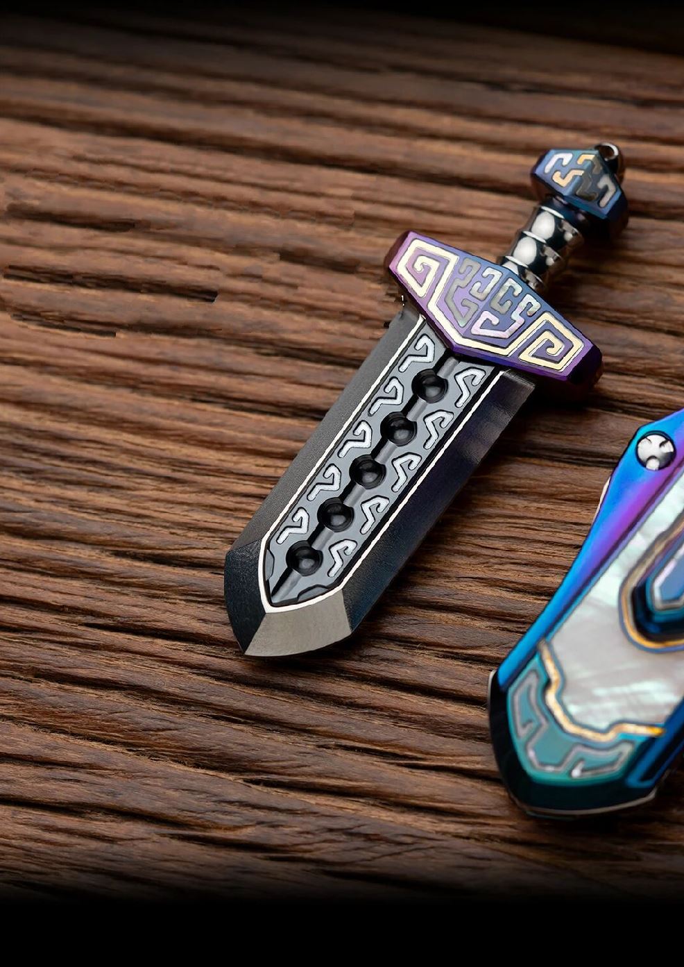 New 2026 WANWU "Taia" Sword Hand Haptic Special Material Zirconium crystal Push Slider