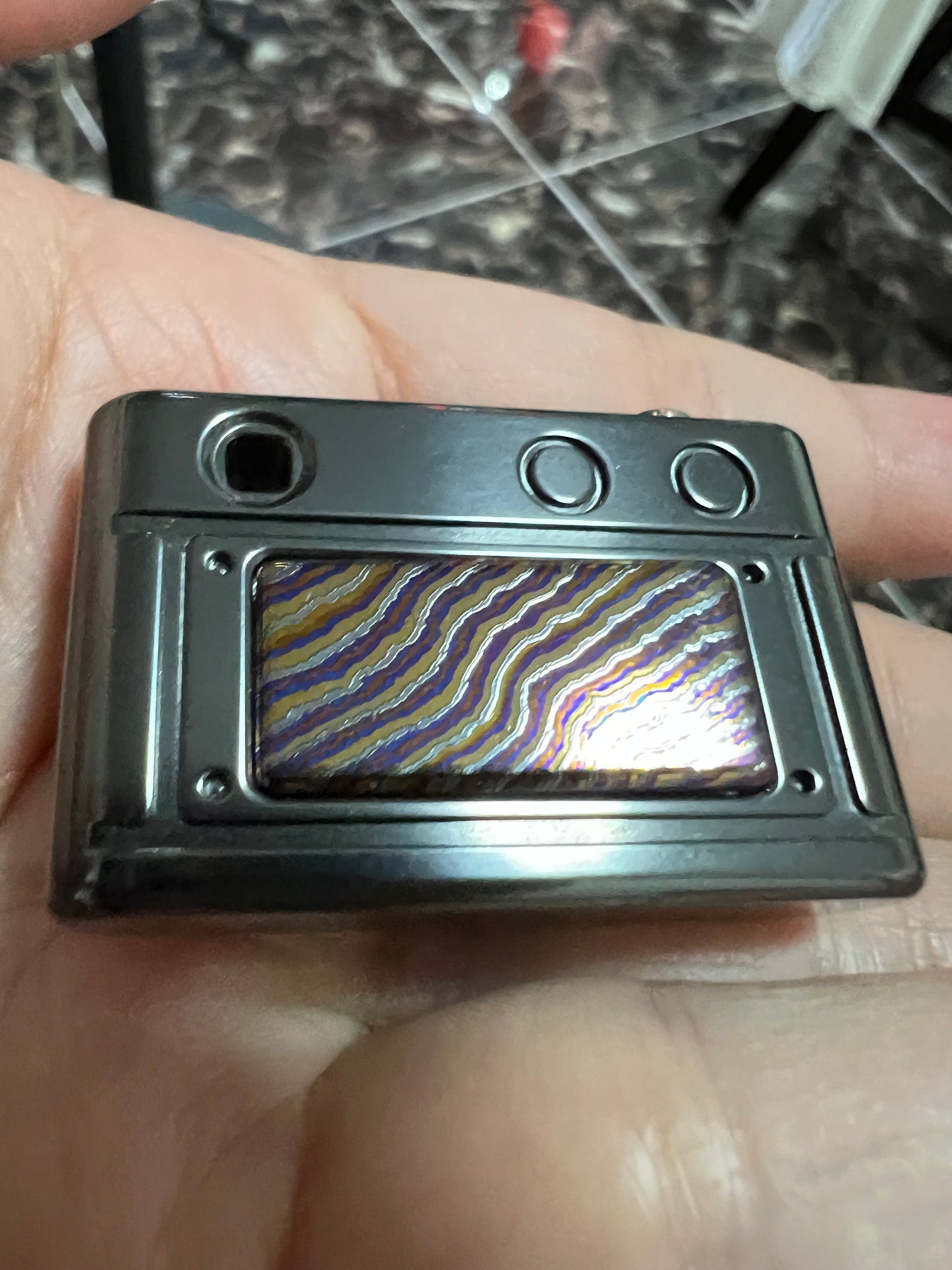 Pre Owned - WANWU EDC Camera M Zirconium+Zircuti Mini Push Slider for Collection and Gift