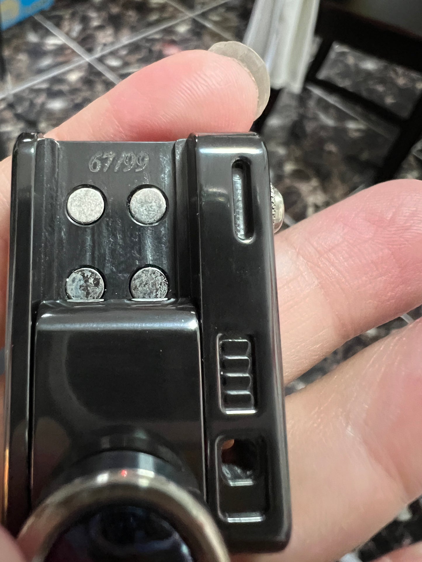 Pre Owned - WANWU EDC Camera M Zirconium+Zircuti Mini Push Slider for Collection and Gift