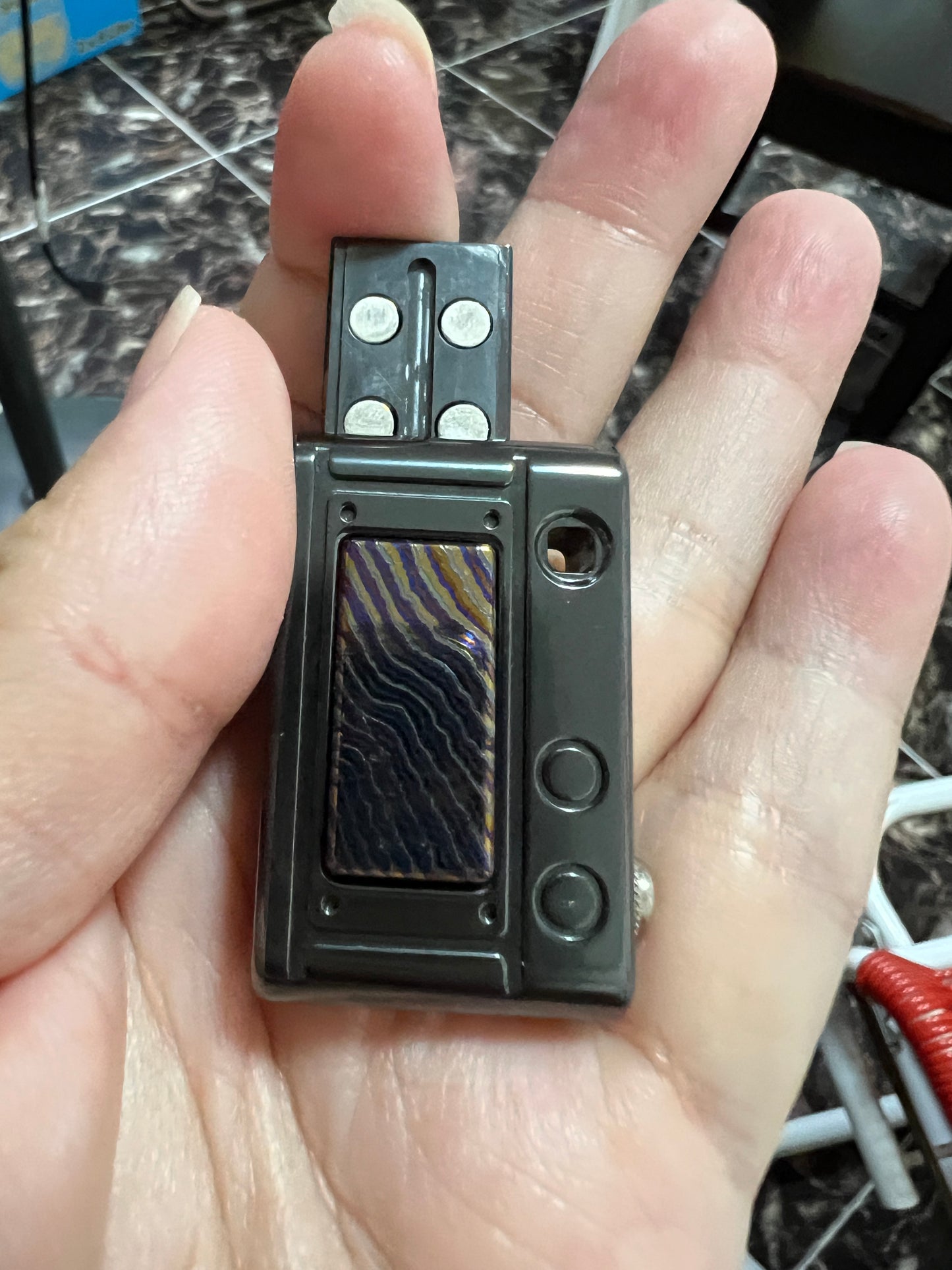 Pre Owned - WANWU EDC Camera M Zirconium+Zircuti Mini Push Slider for Collection and Gift
