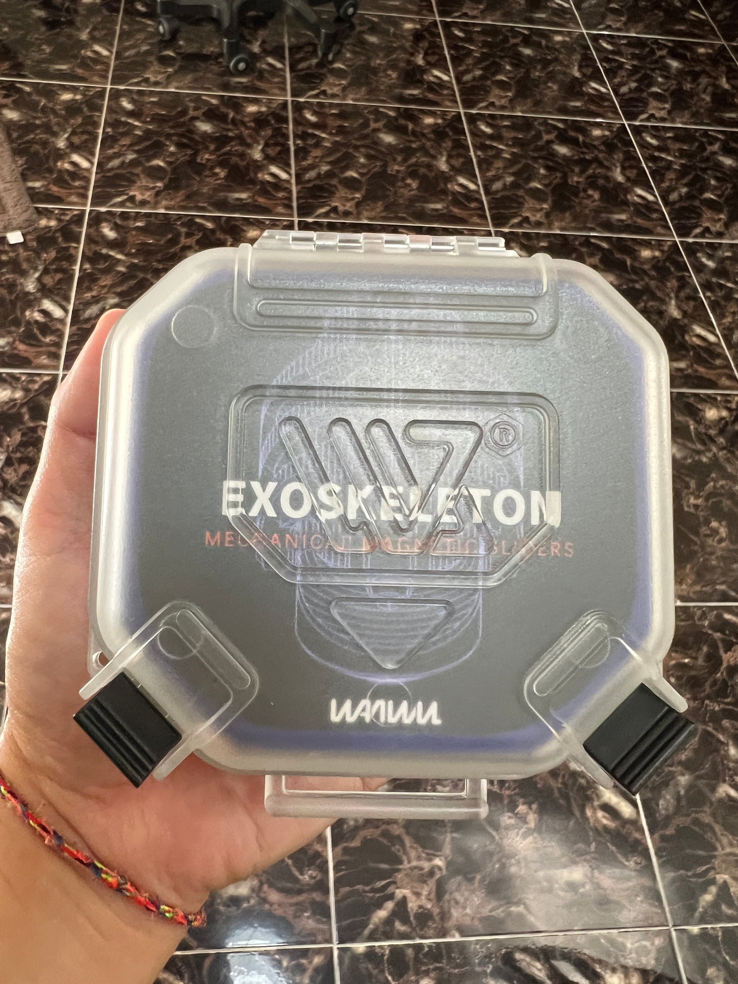 Pre Owned WANWU EDC Stainless Steel Exoskeleton Fidget Slider for Collection & Gift