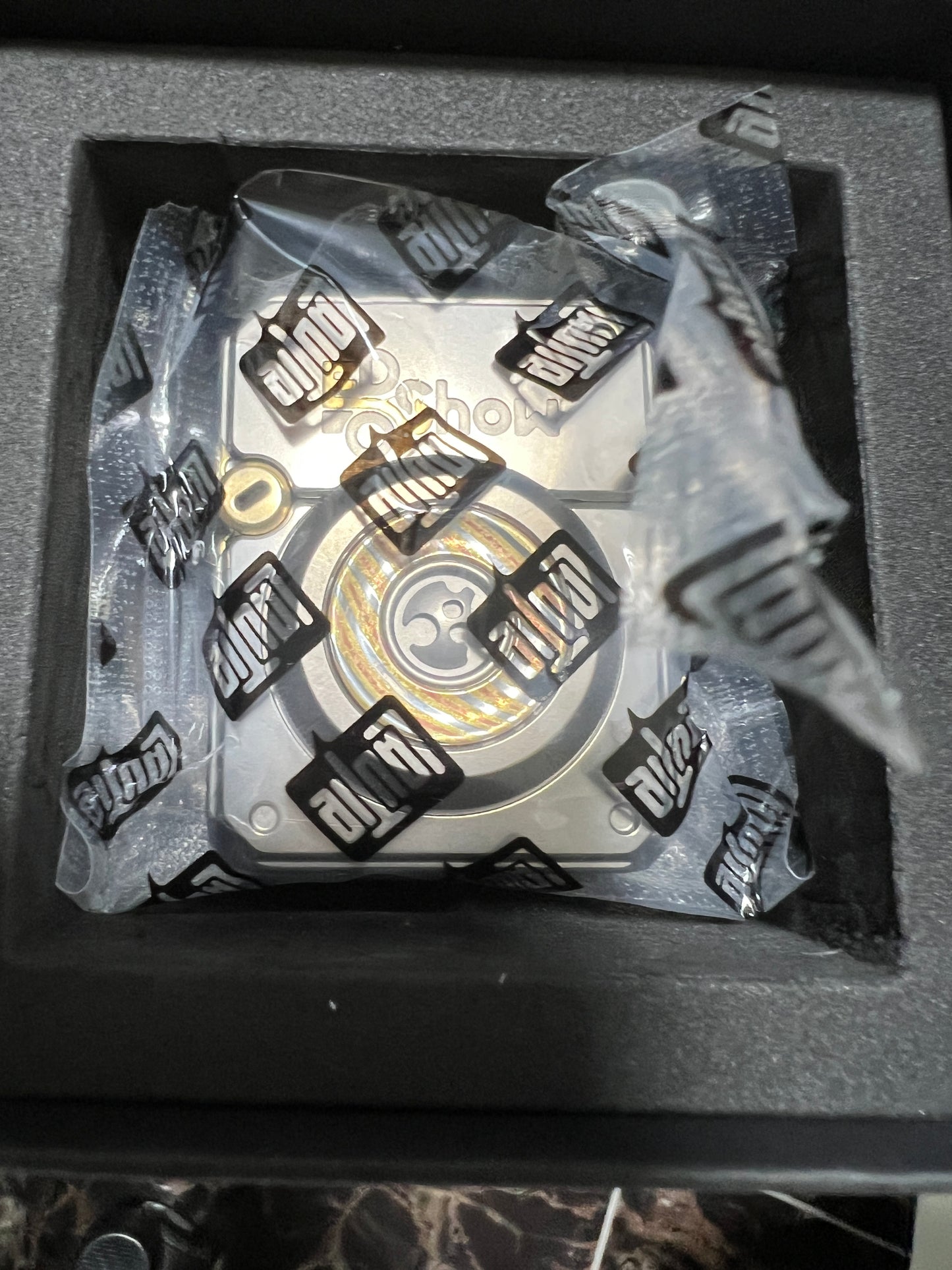 Pre Owned - 99% New - Lautie 2099 Series Lotto Titanium Lighter Box Hand Gyro Fidget for Collection and Gift