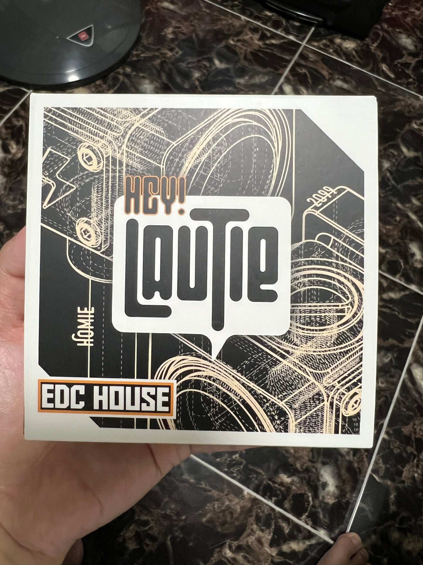 Pre Owned - 99% New - Lautie 2099 Series Lotto Titanium Lighter Box Hand Gyro Fidget for Collection and Gift