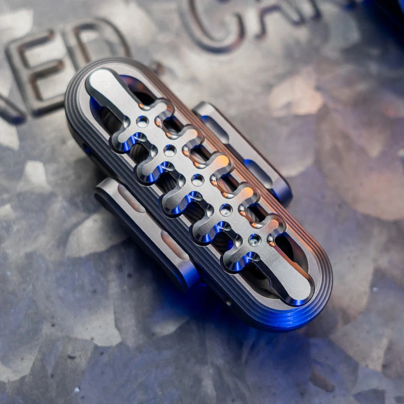 New WANWU EXOSKELETON Mechanical Magnetic Hand Haptic Push Slider | New WANWU EXOSKELETON EDC PEI Hand Push Slider | WANWU EXOSKELETON PPB Fidget Toys for Collection & Gift
