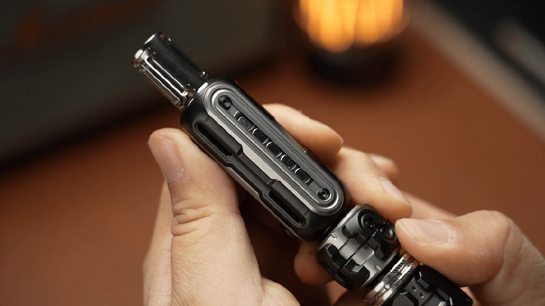 New MUYI NAYICI ARTILLERY Mechanical Ratchet Push Hand Slider | MUYI ARTILLERY Hand Push Slider | MUYI Ratchet Hand Push Fidget Toys for Collection & Gift