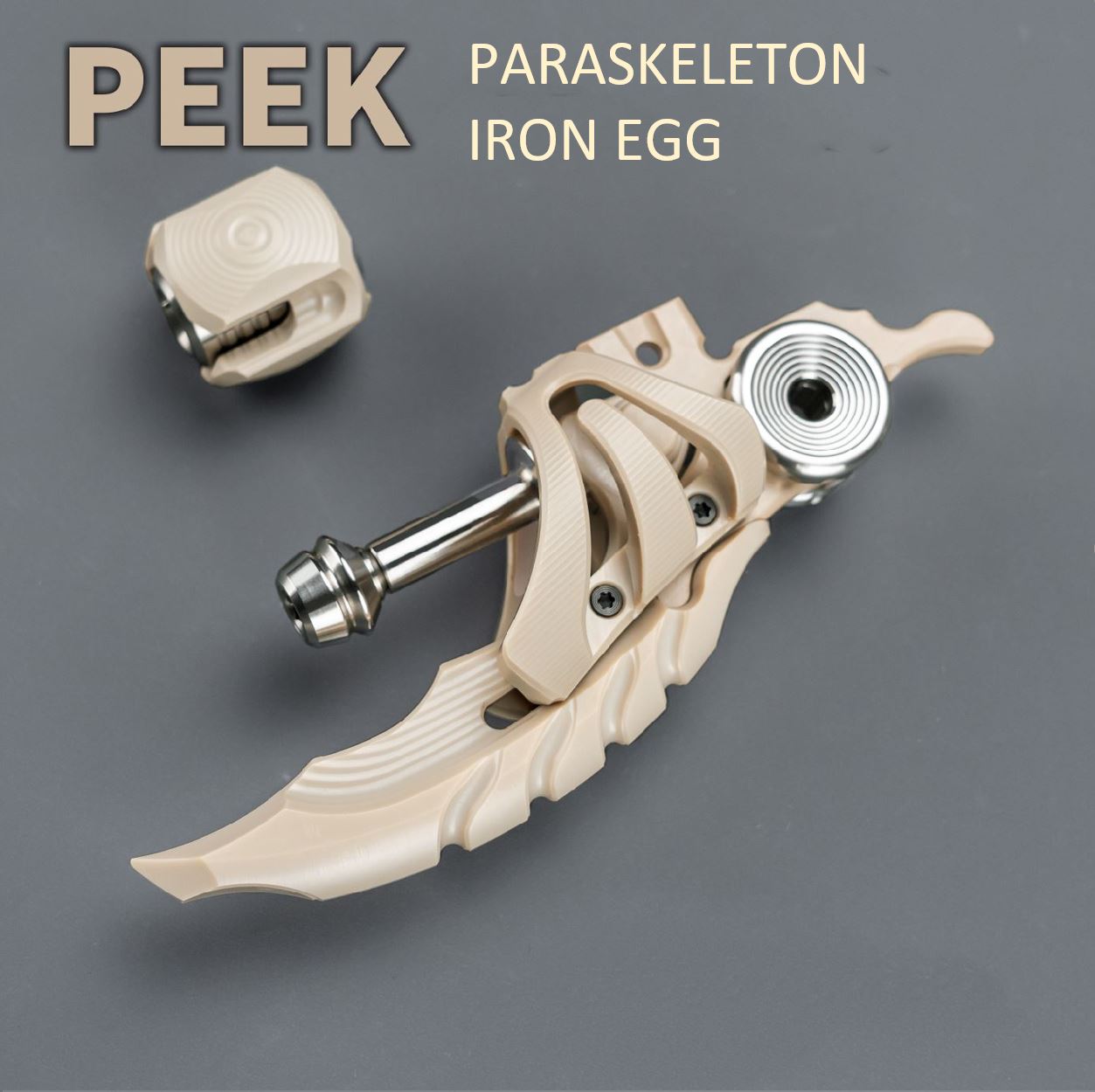 WANWU PARASKELETON EXOSKELETON PEEK PEI Mechanical EDC PPB Hand Haptic Push Slider for Gift & Collection