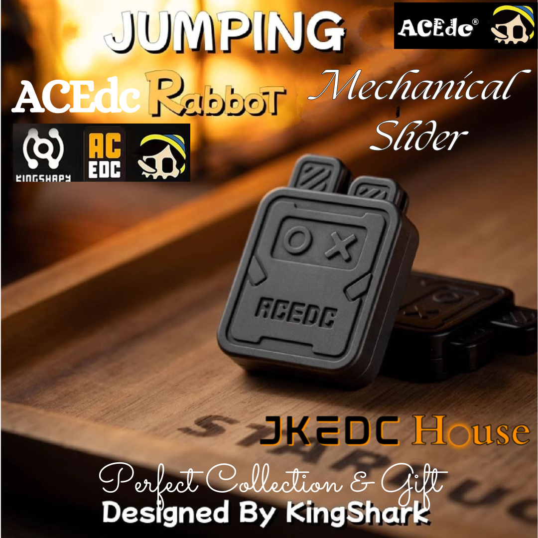 New ACEdc Rabbot Mechanical Jumping Slider | ACEdc Rabbot Jumping Fidget Toy | ACEdc Rabbot Jumping EDC Hand Slider for Collection & Gift