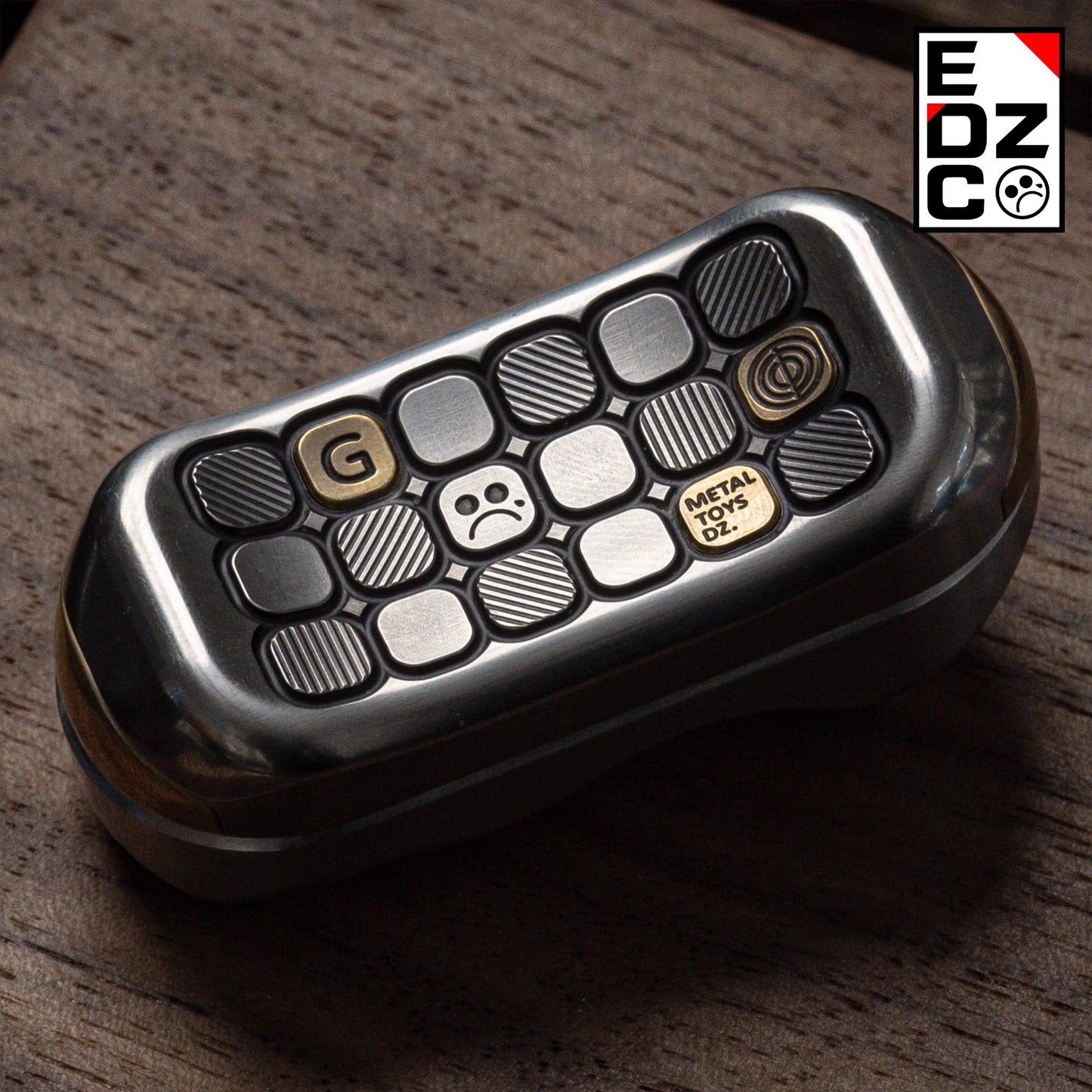 Metal Toys Dz Top-G Glory Hand Push Haptic Slider | Dz Top-G Glory EDC Hand Haptic Push Slider Push Pop Fidget Toys | Metal Fidget Push Pop Toys Anti-Stress Autism ADHD Hand Slider for Gift