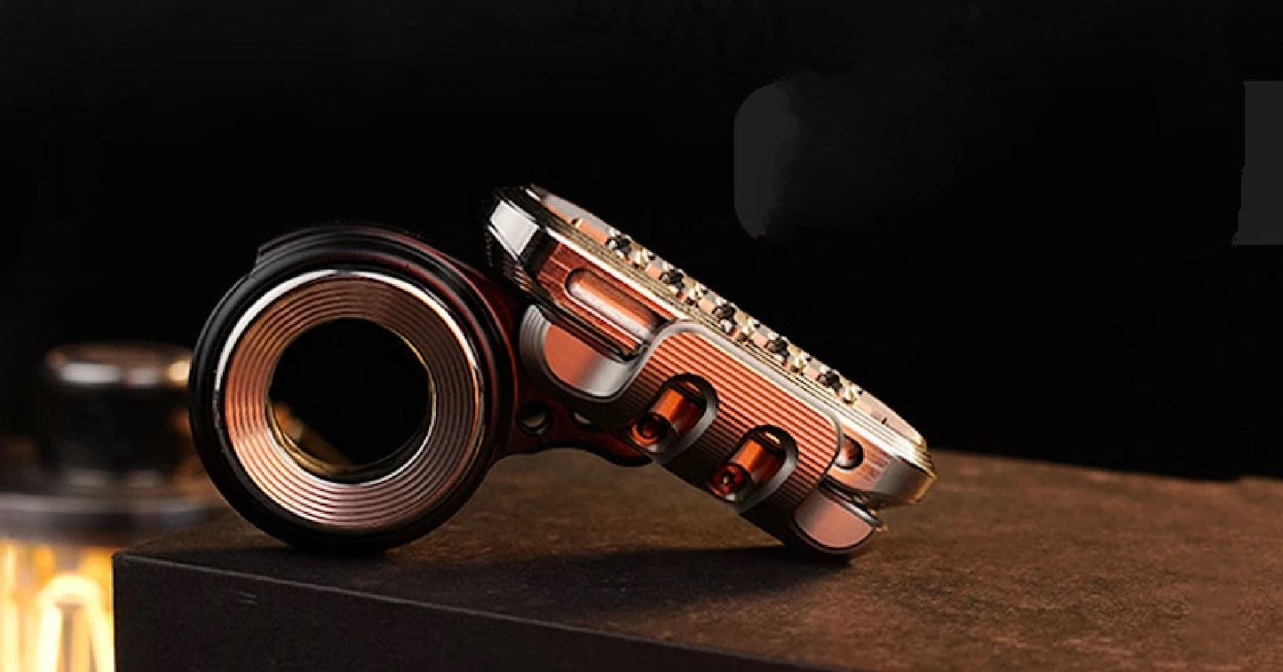 New WANWU EXOSKELETON Zirconium Mechanical Magnetic Hand Haptic Push Slider | New Zirconium EXOSKELETON EDC PEI Hand Push Slider | WANWU EXOSKELETON PPB Fidget Toys for Collection & Gift
