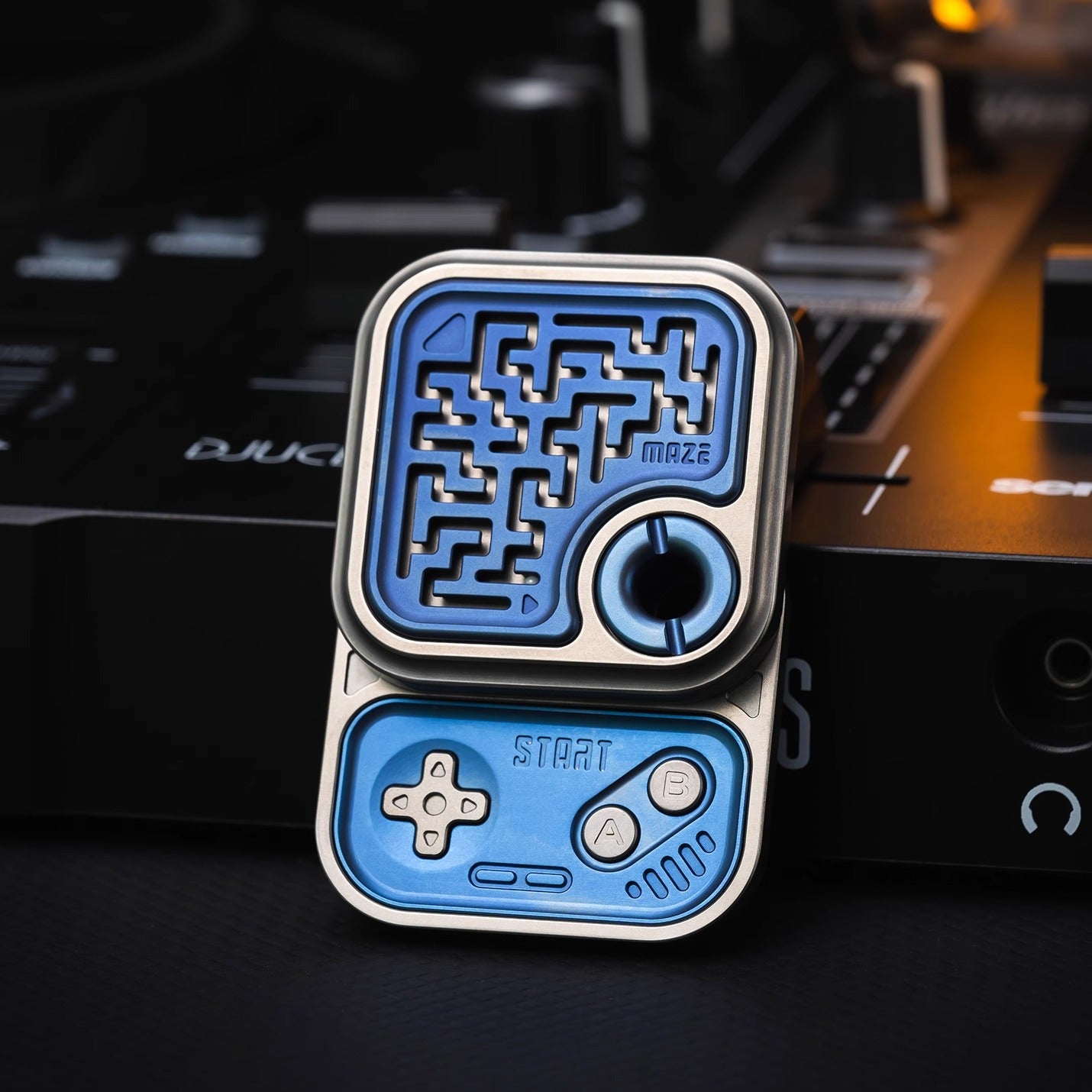 01 EDC Mechanical MAZE GAME Block Hand Push Slider | ZeroOne EDC MAZE BLOCK Haptic Hand Fidget Slider for Collection &amp; Gift
