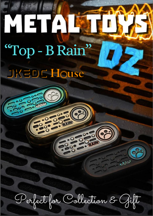 Metal Toys Dz Top-B Rain Hand Push Haptic Slider | Dz Top-B Rain EDC Hand Haptic Push Slider Push Pop Fidget Toys&nbsp; | Metal Fidget Push Pop Toys Anti-Stress Autism ADHD Hand Slider for Gift