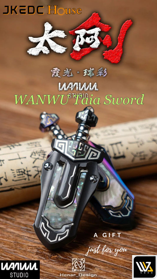 New 2026 WANWU "Taia" Sword Hand Haptic Special Material Zirconium crystal Push Slider