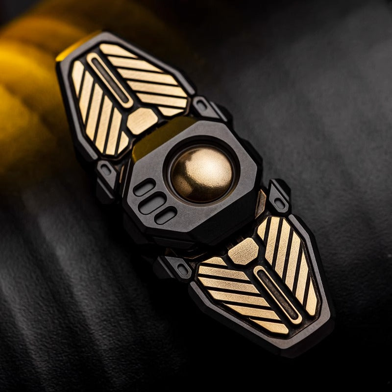 WANWU Courier Mini Robot Stainless Steel Hand Gyro Fidget Spinner | WANWU Courier Mini Robot EDC Hand Spinner | Mini Robot Courier PPB Steel Hand Fidget for Gift & Collection