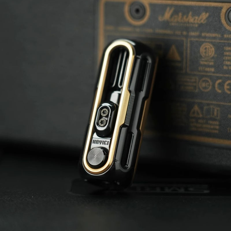 New MUYI NAYICI ARTILLERY Mechanical Ratchet Push Hand Slider | MUYI ARTILLERY Hand Push Slider | MUYI Ratchet Hand Push Fidget Toys for Collection & Gift