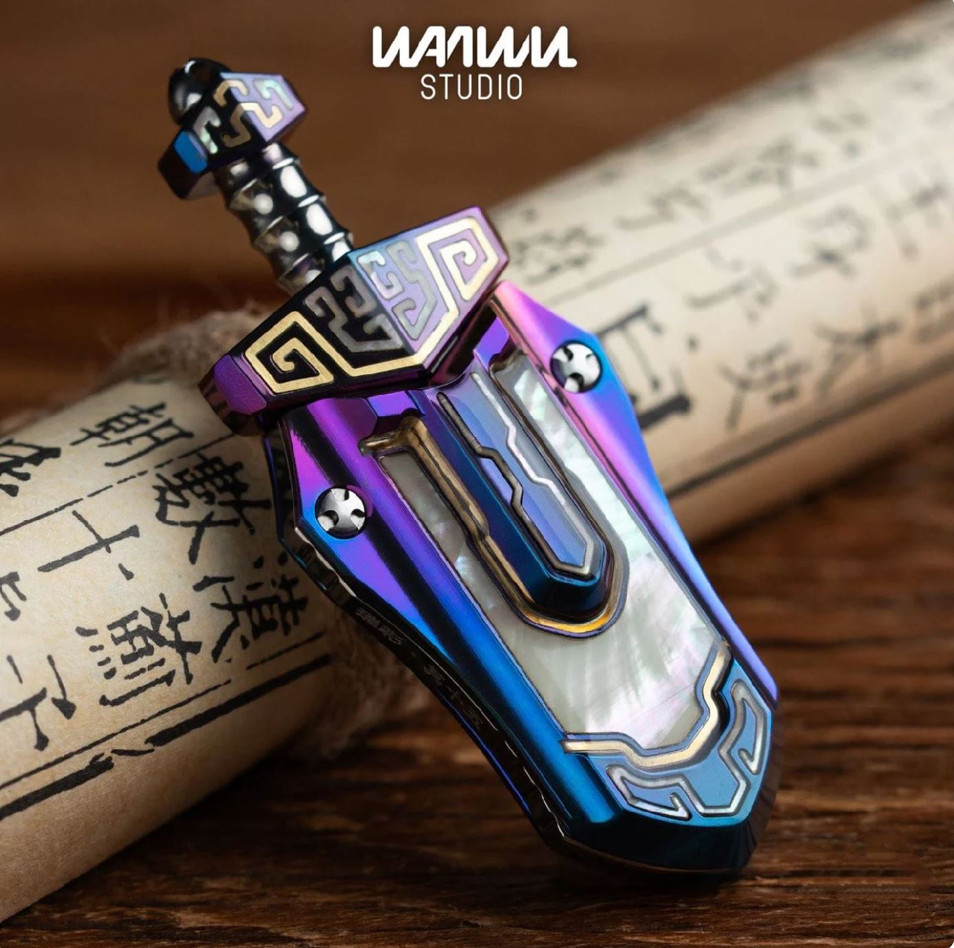 New 2026 WANWU "Taia" Sword Hand Haptic Special Material Zirconium crystal Push Slider