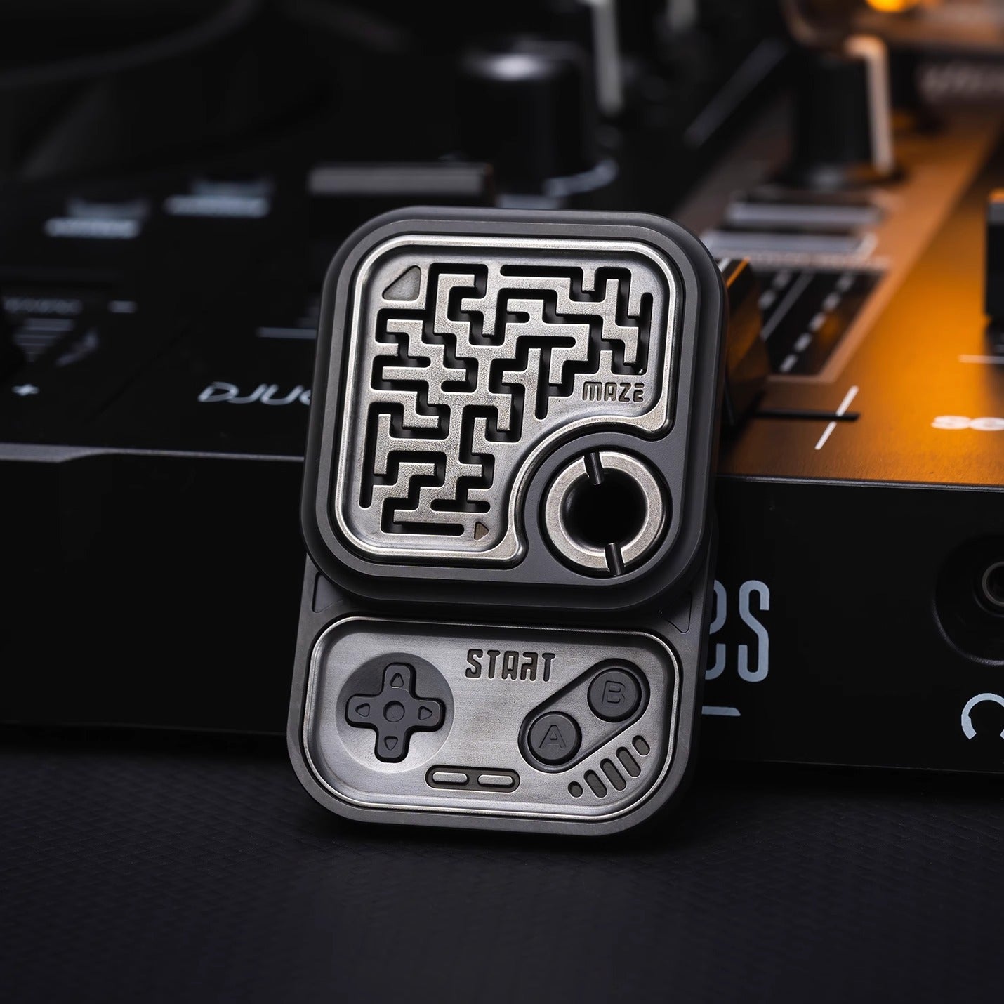 01 EDC Mechanical MAZE GAME Block Hand Push Slider | ZeroOne EDC MAZE BLOCK Haptic Hand Fidget Slider for Collection &amp; Gift
