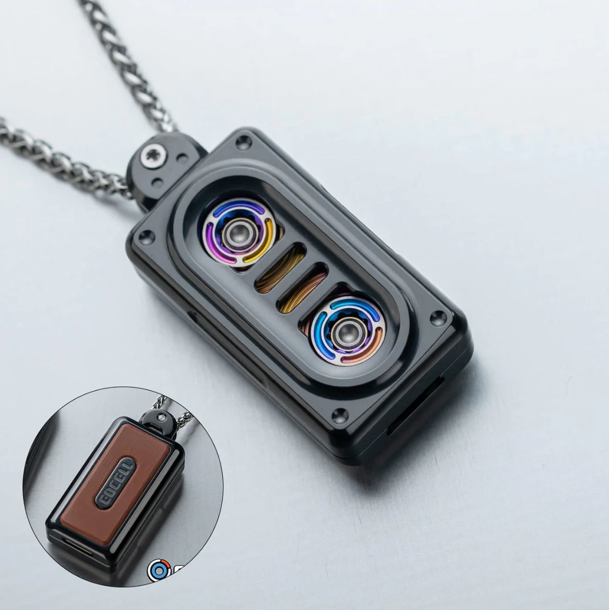 New EDCELL "TAPE DRIVE" PEI_PC_Copper Hand Push Fidget Slider for Collection & Gift