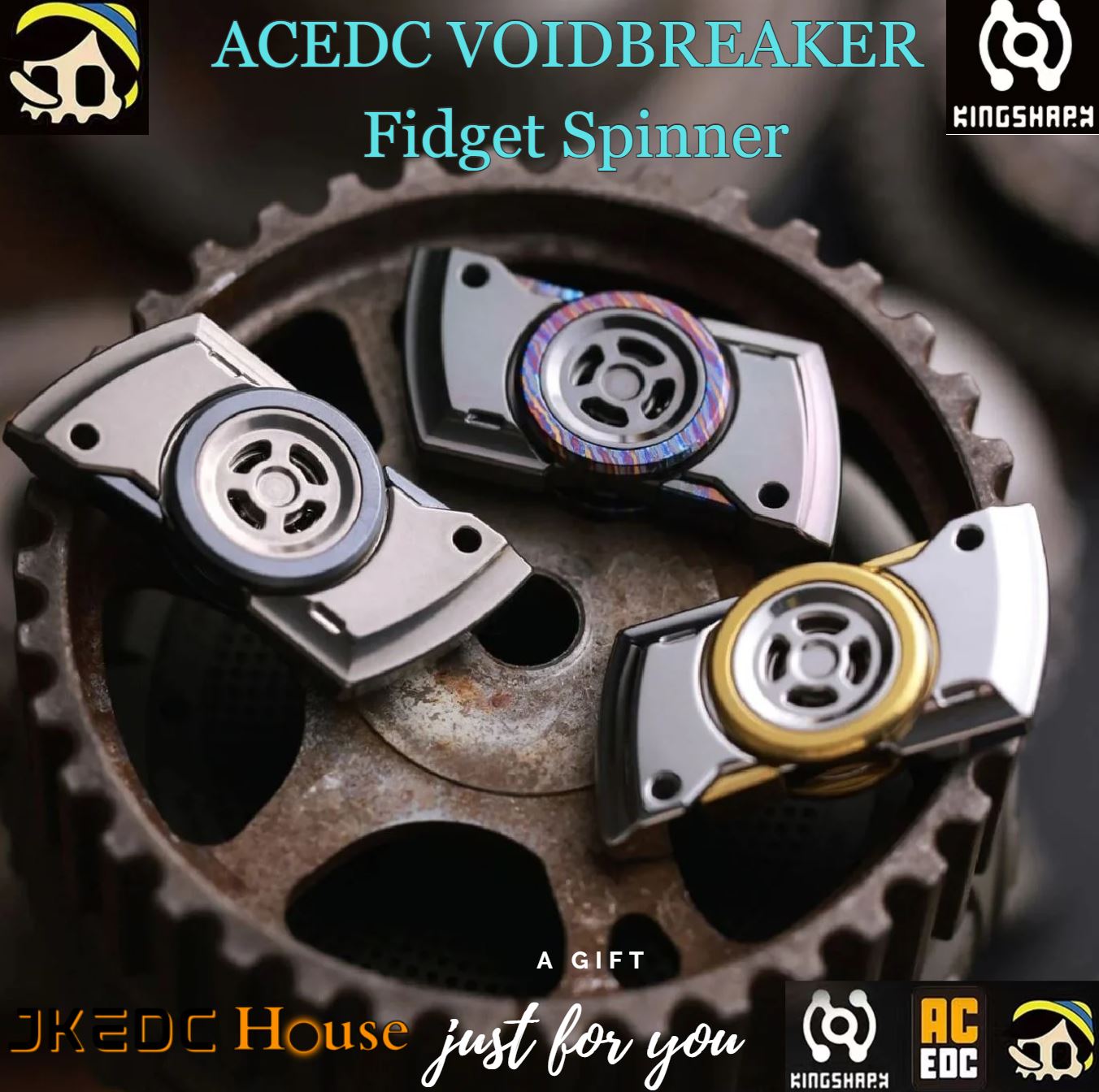 ACEdc VOIDBREAKER Hand Gyro Spinner for Gift & Collection