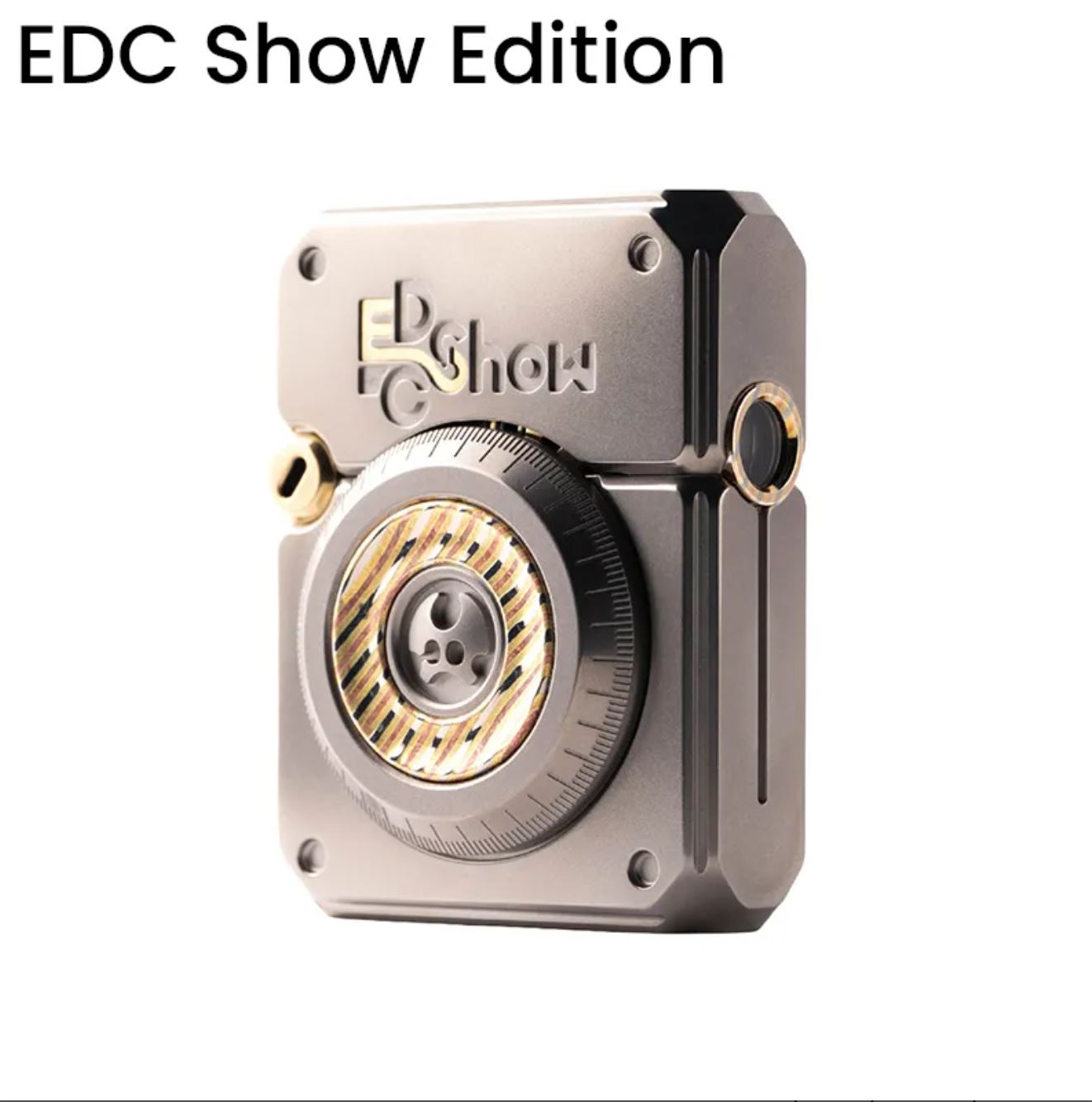 New Lautie 2099 Series Lotto Titanium Lighter Box Gyro Fidget Slider Spinner for Collection & Gift