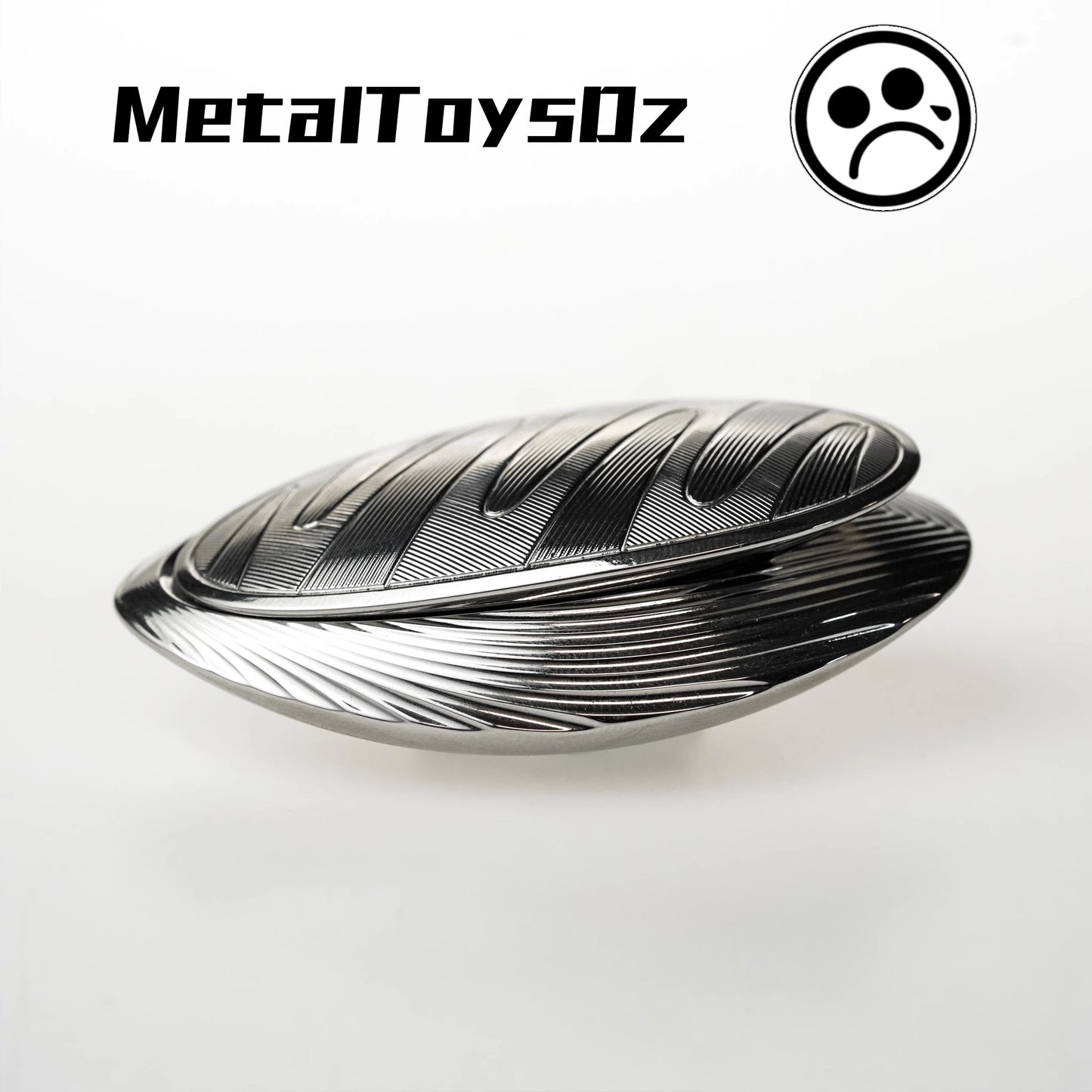 Metal Toys Dz Top-E Stainless Steel Mechanical Hand Push Slider | Metal Toys Dz Top-E Brass EDC Hand Slider | Top-E Metal Fidget for Gift & Collection