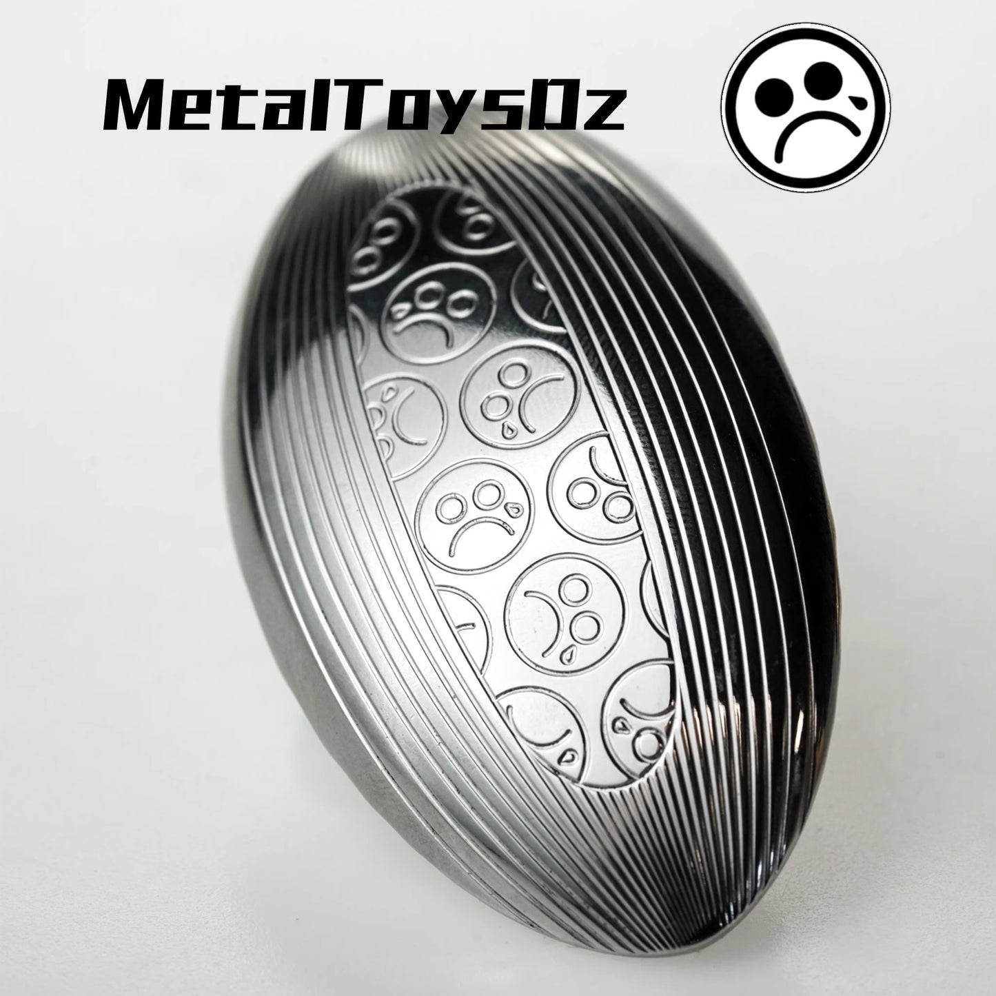 Metal Toys Dz Top-E Stainless Steel Mechanical Hand Push Slider | Metal Toys Dz Top-E Brass EDC Hand Slider | Top-E Metal Fidget for Gift & Collection