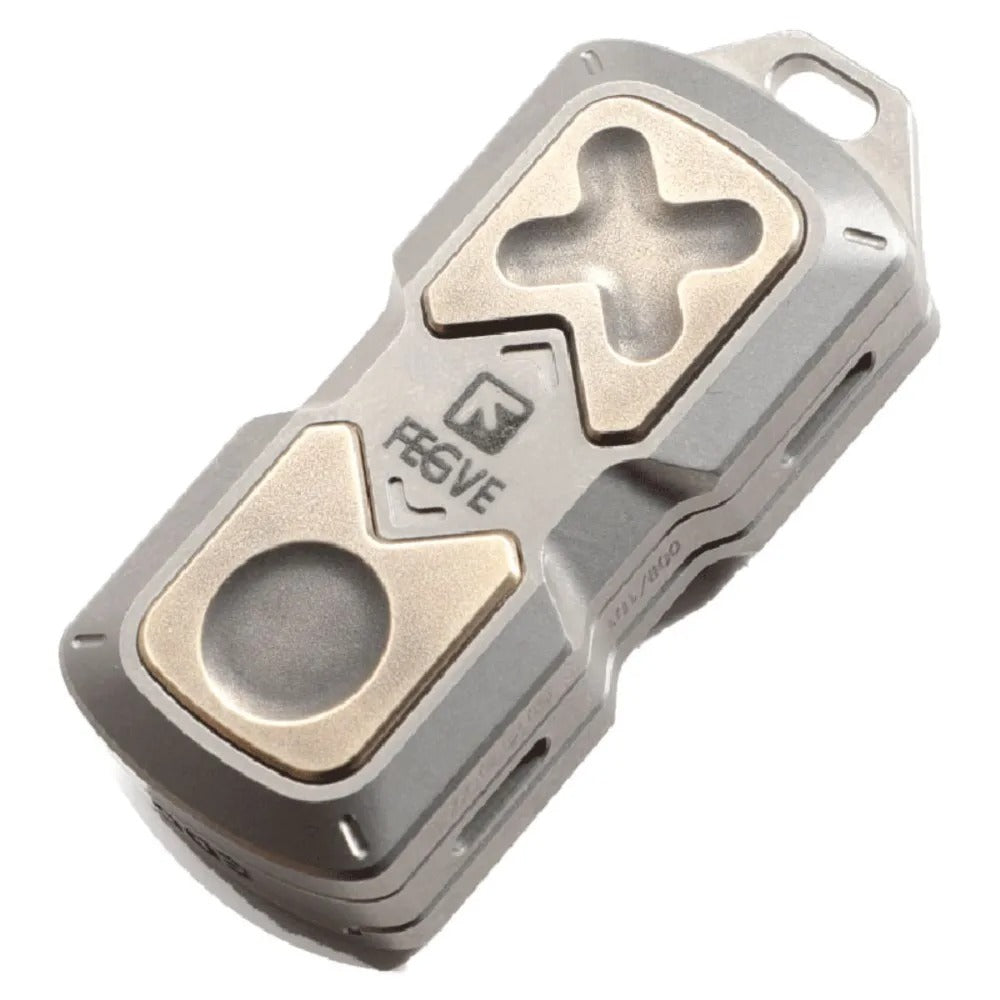 New FEGVE 101 Series Titanium TC4 Three Layer Hand  Haptic Push Slider | New FEGVE  Fidget Toy Hand Push PPB Decompression| FEGVE EDC Push Slider for Gift & Collection