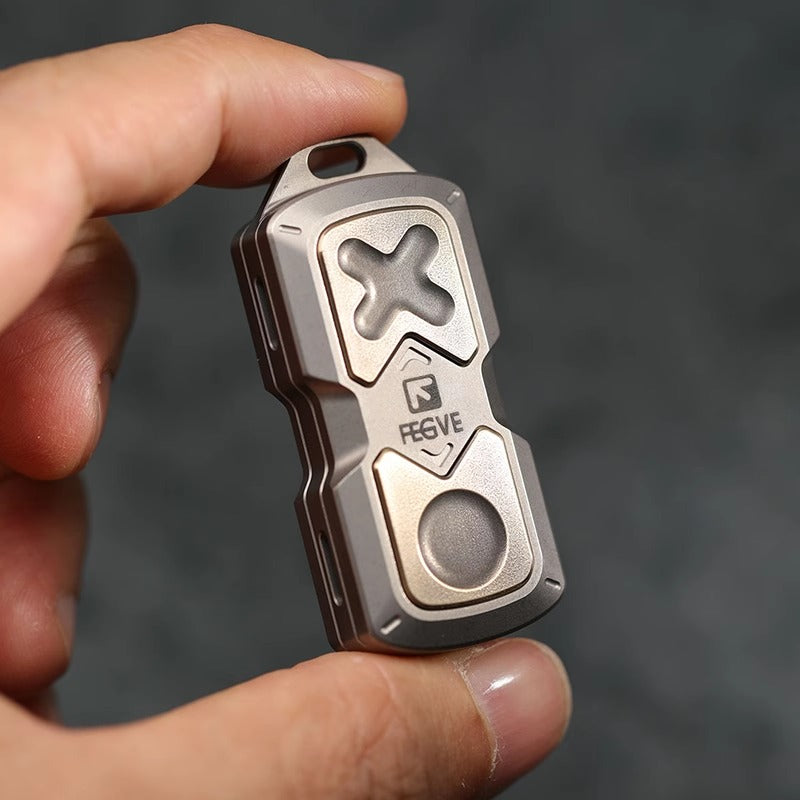 New FEGVE 101 Series Titanium TC4 Three Layer Hand  Haptic Push Slider | New FEGVE  Fidget Toy Hand Push PPB Decompression| FEGVE EDC Push Slider for Gift & Collection