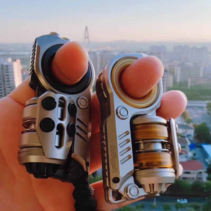 GoBiggeR Sinian Stainless Steel Hand Fidget Haptic Slider | GobiggeR Sinian PEI EDC Hand Slider | GobiggeR Sinian Hand Fidget Toy PPB for Collection & Gift
