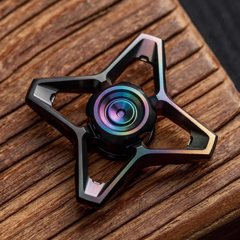 WANWU "Skyline" Hand Gyro Fidget Spinner | WANWU "Skyline" Mini EDC Hand Spinner | Mini "Skyline" Strike PPB Steel Hand Fidget for Gift &amp; Collection