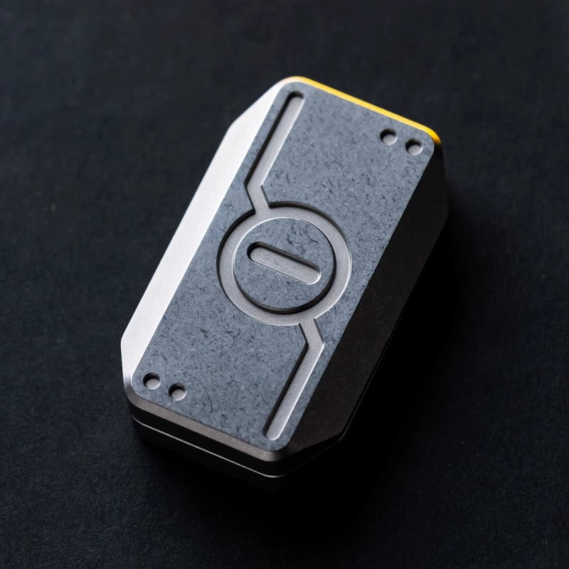WANWU Stainless Steel Subspace Mechanical Hand Slider | Wanwu Mini G10 Subspace Mechanical EDC Hand Slider | Mini PPB Metal Slider for Collection & Gift