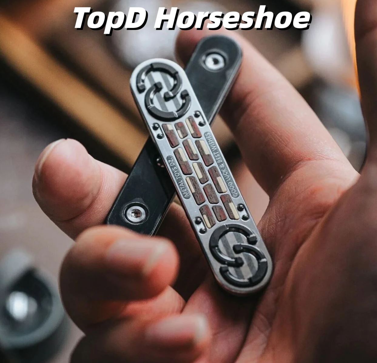 Metal Toys Dz EDC Show Exclusive Top B_Top C_TopD Horseshoe Series