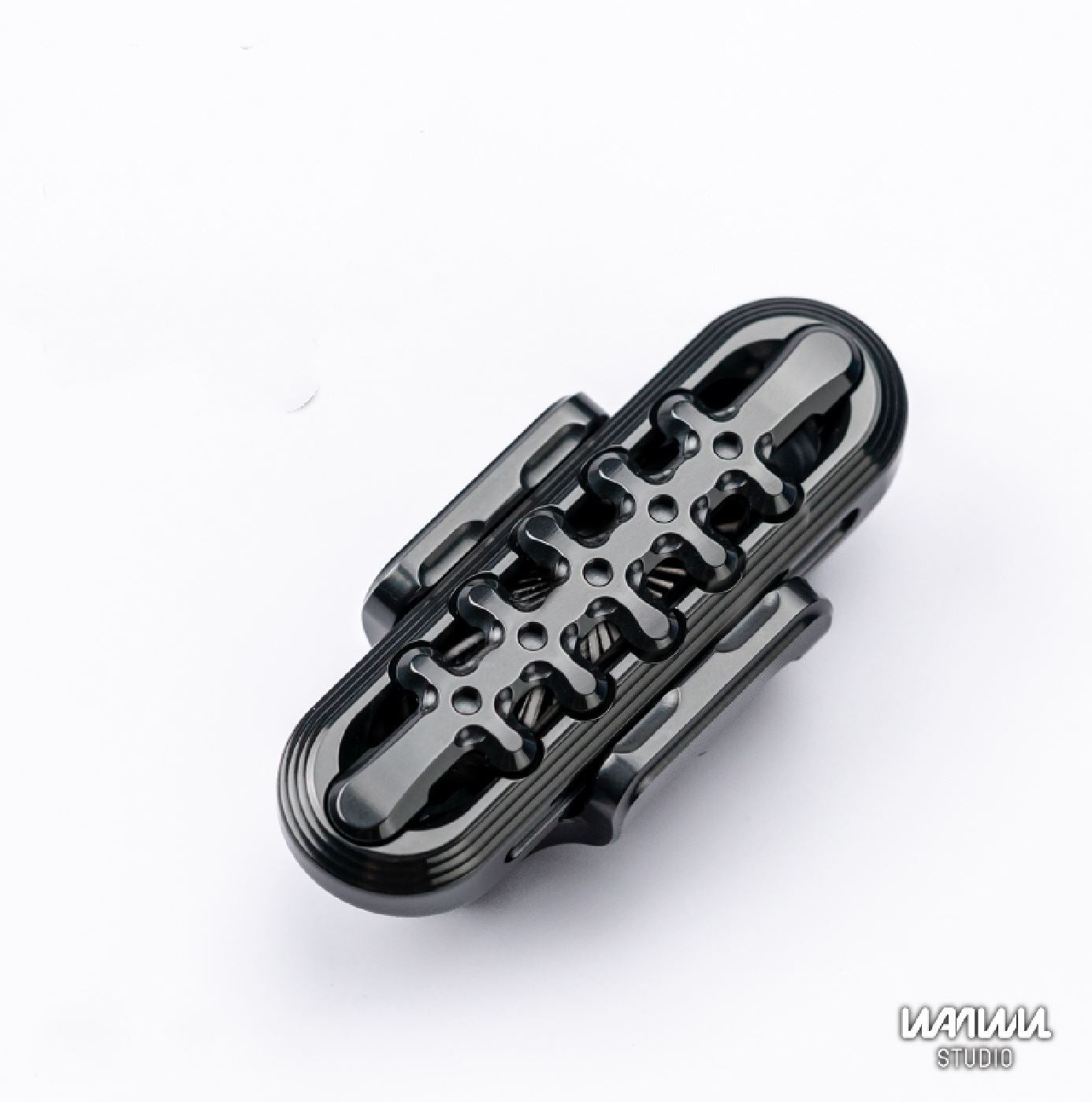 New WANWU EXOSKELETON Zirconium Mechanical Magnetic Hand Haptic Push Slider | New Zirconium EXOSKELETON EDC PEI Hand Push Slider | WANWU EXOSKELETON PPB Fidget Toys for Collection & Gift