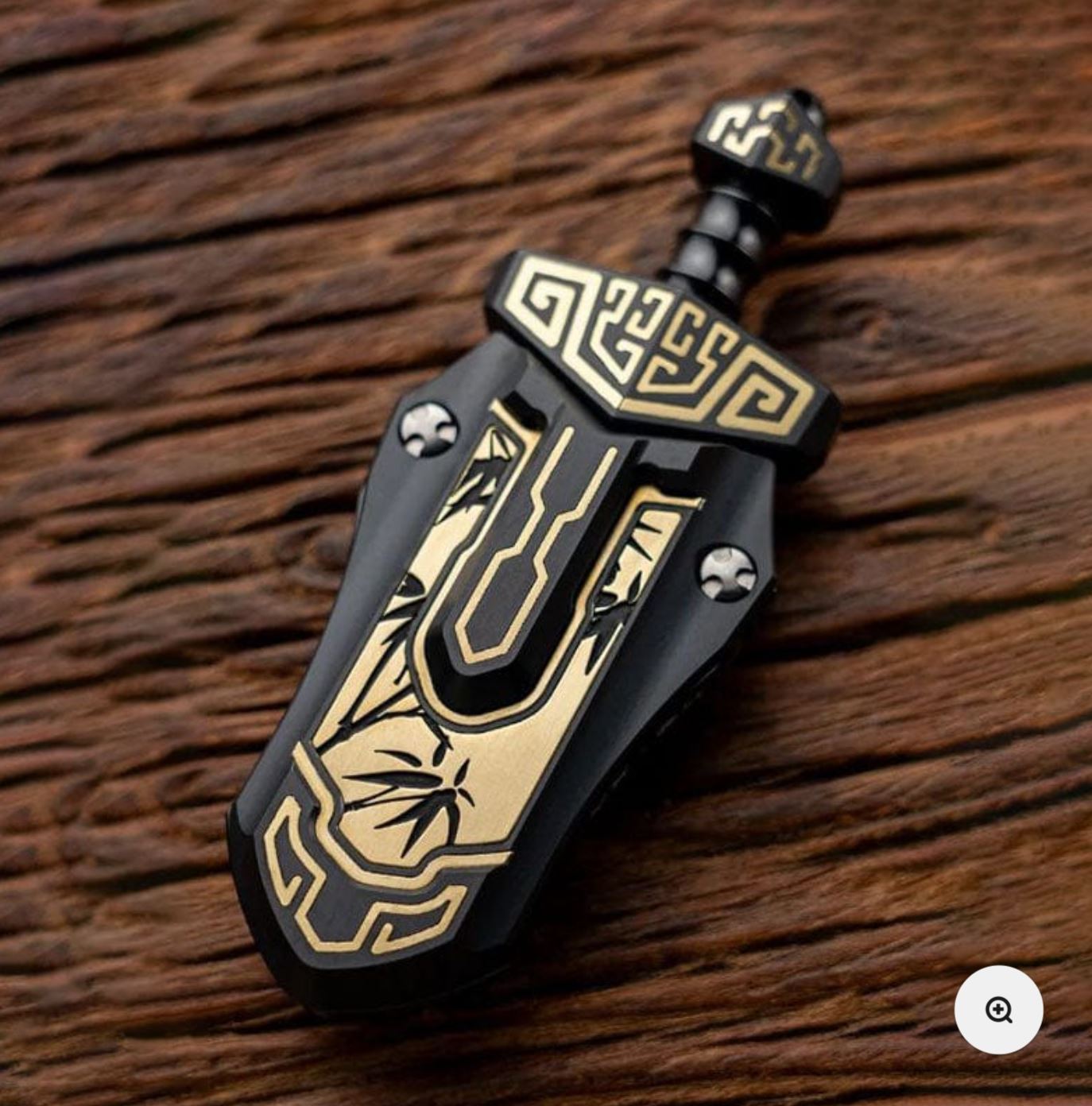 New WANWU "Tai-ah" Sword Hand Haptic Special Material Zirconium Push Slider | New WANWU "Tai-ah" Swords EDC PEI Hand Push Slider | "Tai-ah" Sword PPB Fidget Toys for Collection & Gift