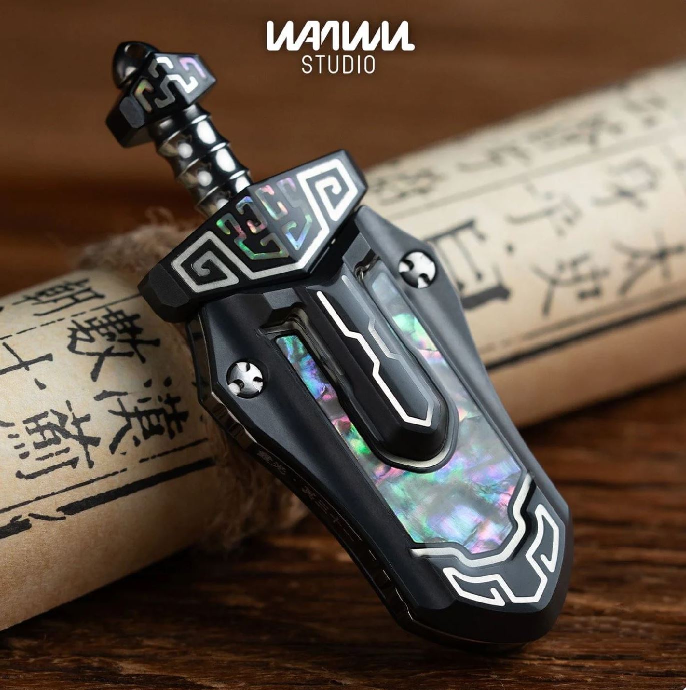 New 2026 WANWU "Taia" Sword Hand Haptic Special Material Zirconium crystal Push Slider