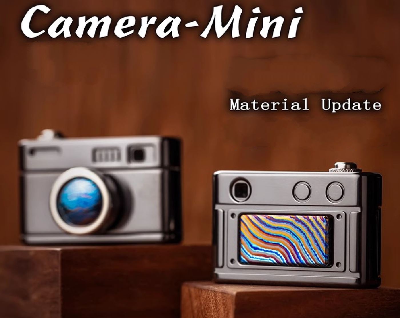 Pre Owned - WANWU EDC Camera M Zirconium+Zircuti Mini Push Slider for Collection and Gift