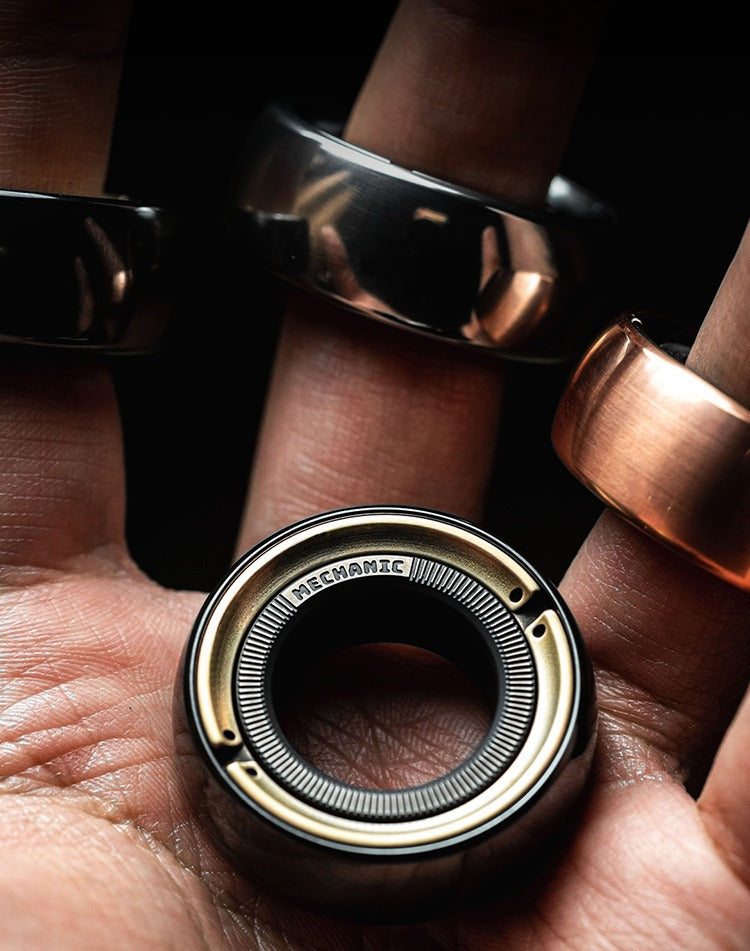 New Launching Lautie SpyWar Mechanic C Stainless Steel Ring Hand Finger Spinner | Lautie Mechanic C Finger Ring Spinner for Gift and Collection