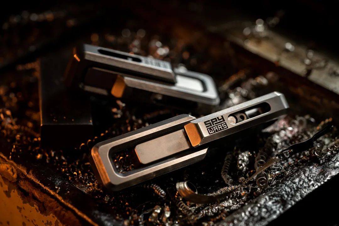 New Lautie Spywar X-Lock Magnetic Stainless Steel Double Push Slider | Lautie X-Lock EDC ADHD Hand Push Slider | Lautie Metal Spywar Double Push Slider for Collection and Gift