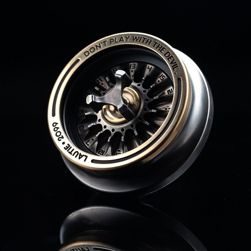 Lautie 2099 Series Lucky Turn Table Hand Gyro Spinner | Lautie Lucky Turn Table Hand Gyro Fidget for Collection and Gift